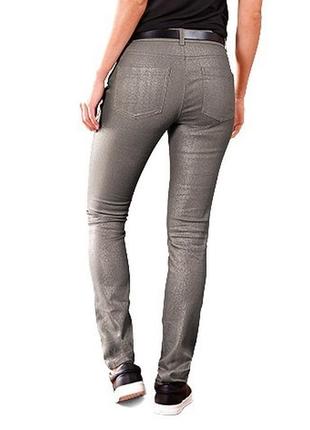 Літні джинси слім з сріблястим відблиском, tcm, tchibo, німеччина2 фото