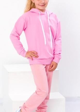 Штаны спортивные, двунитка, пудра, 104-110см, 4-5лет