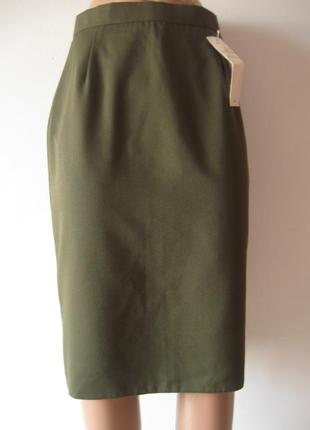 Базовая юбка - карандаш - цвета хаки - на девушку с тонкой талией!2 фото