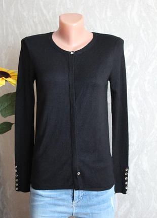 Чорний базовий кардиган зара з м розмір 36 38 zara