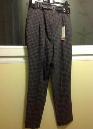Легкі вовняні штани в клітку river island