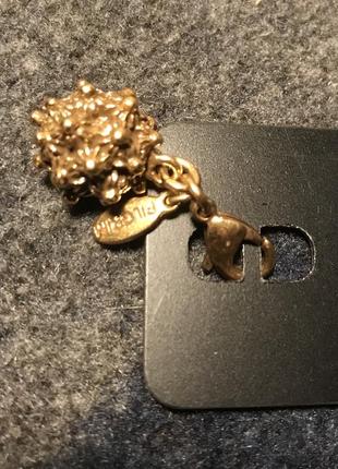 Міні брєлочок до ключей, маленький золотістого  кольору,  pilgrim1 фото