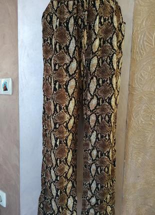 Легкі штапельні штанці різні принти