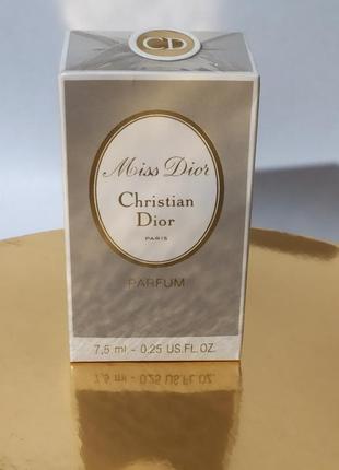 Духи miss dior christian dior в слюде  винтаж оригинал