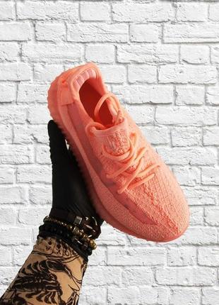 Женские кроссовки adidas yeezy superstar 350 v2 pink.