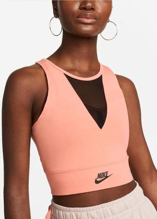 Топ nike sportswear tank top dnc pole dance спортивная майка кроп топ бра новая оригинал