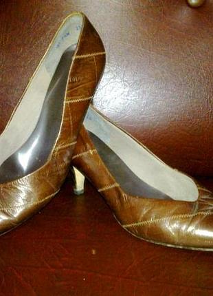 Кожаные туфли, европа, 37раз.