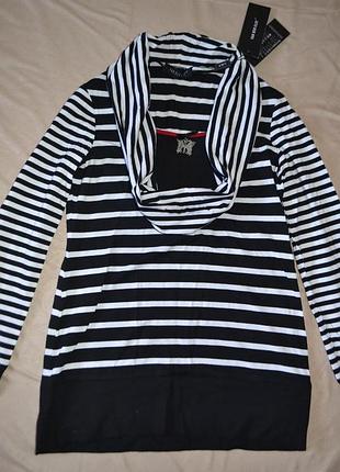 Стильная полосатая кофта van der elst