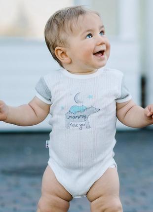 Боди-футболка, размеры 62-68-74-80, 100% хлопок ажур