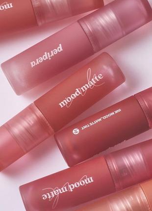 Матовый тинт для губ peripera ink mood matte tint 05 ginger red3 фото