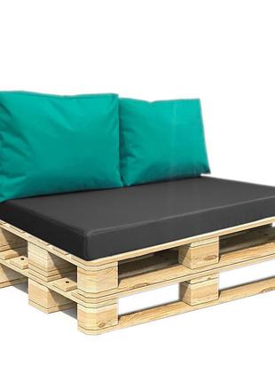 Комплект водоотталкивающих подушек для паллет-дивана egarden rio 120x80x10