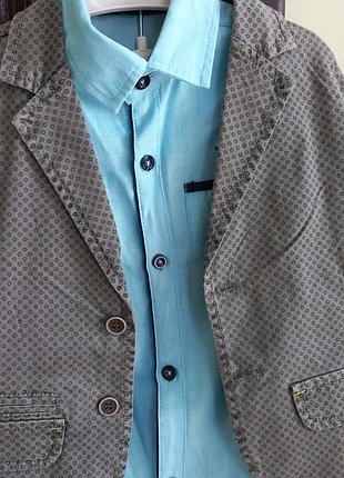 Комплект костюм пиджак и рубашка