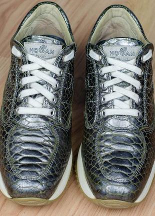 Кожаные кроссовки ботинки hogan interactive италия 37-38р. 25 см.7 фото