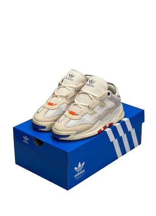 Женские кроссовки adidas niteball beige red#адидас