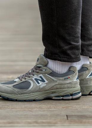Мужские кроссовки new balance 2002 dark grey