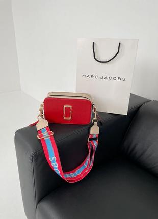 Сумка в стиле marc jacobs the snapsot red sky6 фото