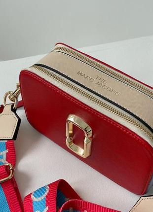 Сумка в стиле marc jacobs the snapsot red sky3 фото