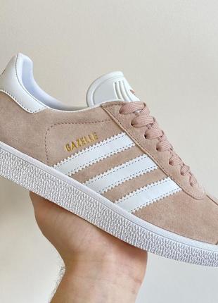 Кросівки жіночі adidas gazelle, рожеві (адіас газель, адидаси, газелі, кеди)