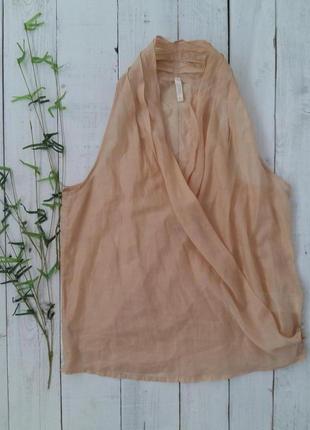 Найтонша , натуральна блузка без рукавів yargici , розмір l.