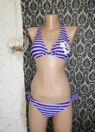Купальник раздельный в полоску mantaray 12р.