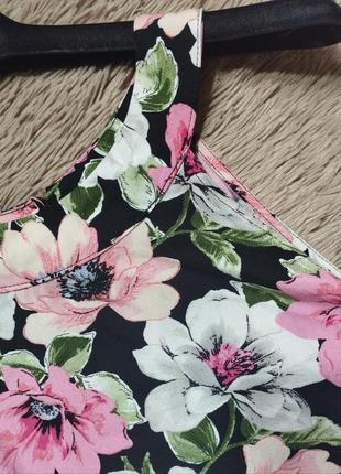 Красивый цветочный топ/блузка/блуза/майка3 фото