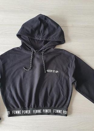 Толстовка для девочки подростка с капюшоном