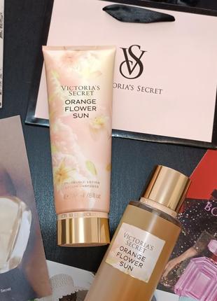 Новинка! парфумований лосьйон крем orange flower sun victoria's secret виктория сикрет вікторія сікрет оригінал