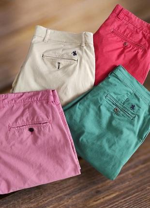 Стильные мужские шорты, классический стиль, зеленые, розовые, бежевые и красные мужские шорты8 фото