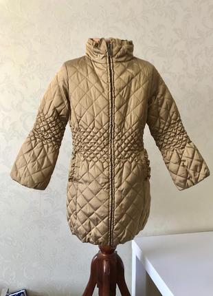 Удлиненная куртка пальто на 4-6 лет
