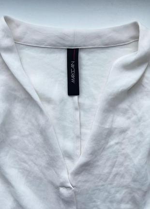 Белая блузка marc cain базовая р.33 фото