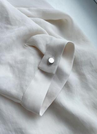 Белая блузка marc cain базовая р.35 фото