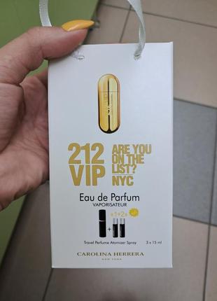 Парфум міні carolina herrera 212 vip