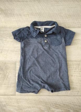Пісочник боді комбінезон поло літній carter's 18 m