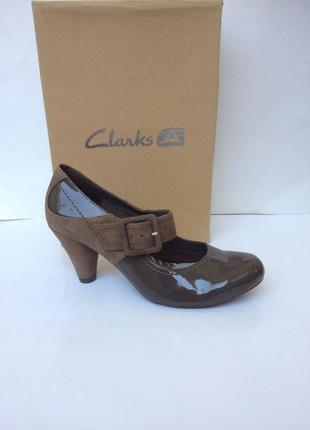 Clarks cushion soft кожаные туфли 39