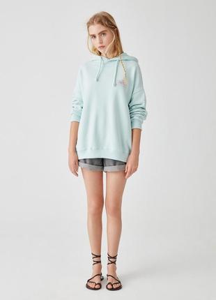 Худи, свитшот со слоганом pull &amp; bear