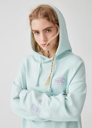 Худи, свитшот со слоганом pull &amp; bear3 фото