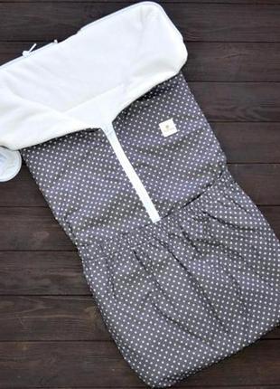 Конверт-трансформер на виписку plamka зірочка (сірий)