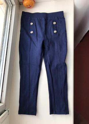 Плотные трикотажные штаны лосины на 2-4 года1 фото