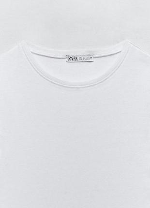 Белое боди без рукава от zara