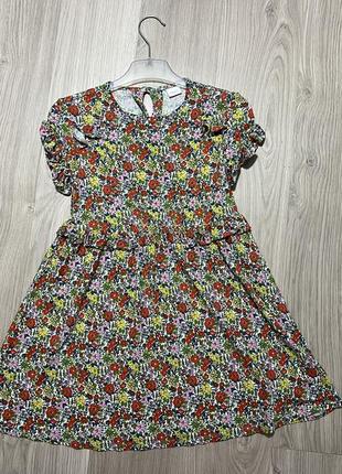 Платье в цветочки next 8 лет