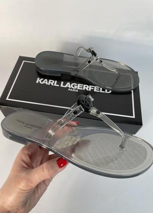 Шльопанці karl lagerfeld сланці karl lagerfeld шлепанцы