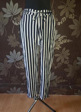 Легенькі штани в смужку zebra1 фото