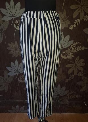 Легенькі штани в смужку zebra2 фото