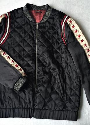 Бомбер оверсайз двосторонній scotch&soda maison scotch куртка xl