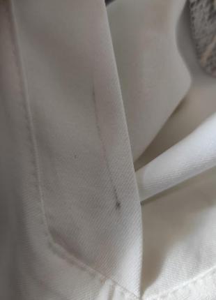 Блузка з довгим рукавом біла із сірими елементами 3 шт.8 фото