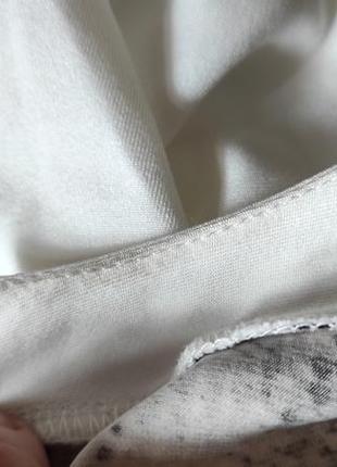 Блузка з довгим рукавом біла із сірими елементами 3 шт.7 фото