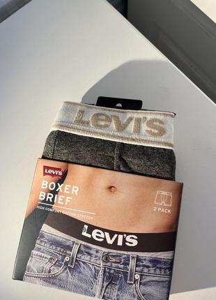 Боксеры трусы мужские levis 2шт.