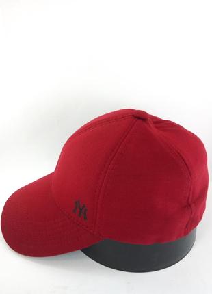 Бордові чоловічі кепки new york червоні жіночі бейсболки ny нью йорк трикотаж3 фото