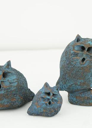 Cтатуетки котів подарунок коти для декору cat figurine2 фото