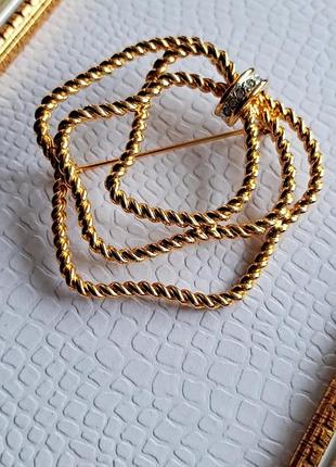 Swarovski брошка квітка троянда вінтажна3 фото